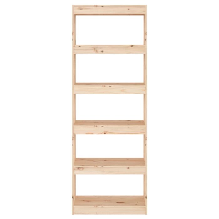 Bibliothèque/Séparateur de pièce 60x30x167,5 cm pin massif – Image 3