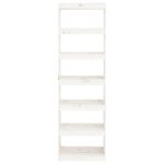 Bibliothèque/Séparateur de pièce Blanc 60x30x199,5cm Pin massif – Image 3