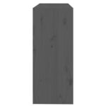 Bibliothèque/Séparateur de pièce Gris 80x30x71,5 cm Pin massif – Image 4