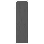 Bibliothèque/Séparateur de pièce Gris 80x30x103,5 cm Pin massif – Image 4