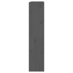 Bibliothèque/Séparateur de pièce Gris 80x30x135,5 cm Pin massif – Image 4