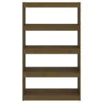 Bibliothèque/Séparateur de pièce Marron miel 80x30x135,5 cm Pin – Image 3