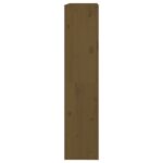 Bibliothèque/Séparateur de pièce Marron miel 80x30x135,5 cm Pin – Image 4