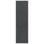 Bibliothèque/Séparateur de pièce Gris 100x30x103 cm Pin massif – Image 5