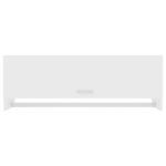 Garde-robe blanc 100x32,5x35 cm bois d'ingénierie – Image 2