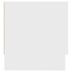 Garde-robe blanc 100x32,5x35 cm bois d'ingénierie – Image 3