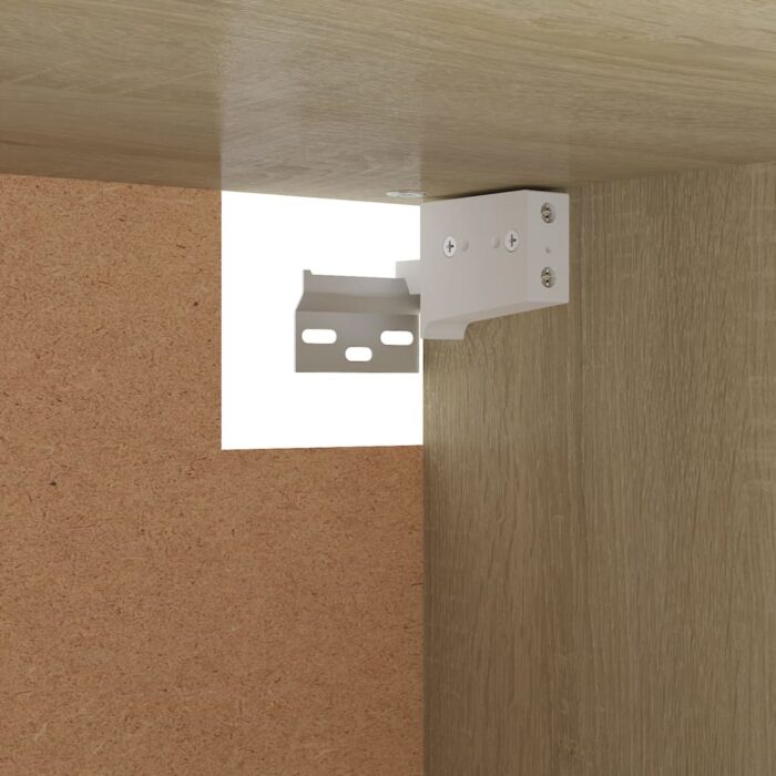 Garde-robe chêne sonoma 100x32,5x35 cm bois d'ingénierie – Image 5