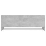 Garde-robe gris béton 100x32,5x35 cm bois d'ingénierie – Image 2