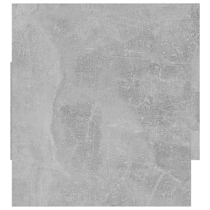 Garde-robe gris béton 70x32,5x35 cm bois d'ingénierie – Image 6