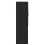 Meuble pour machine à laver Noir 70,5x25,5x90 cm – Image 4