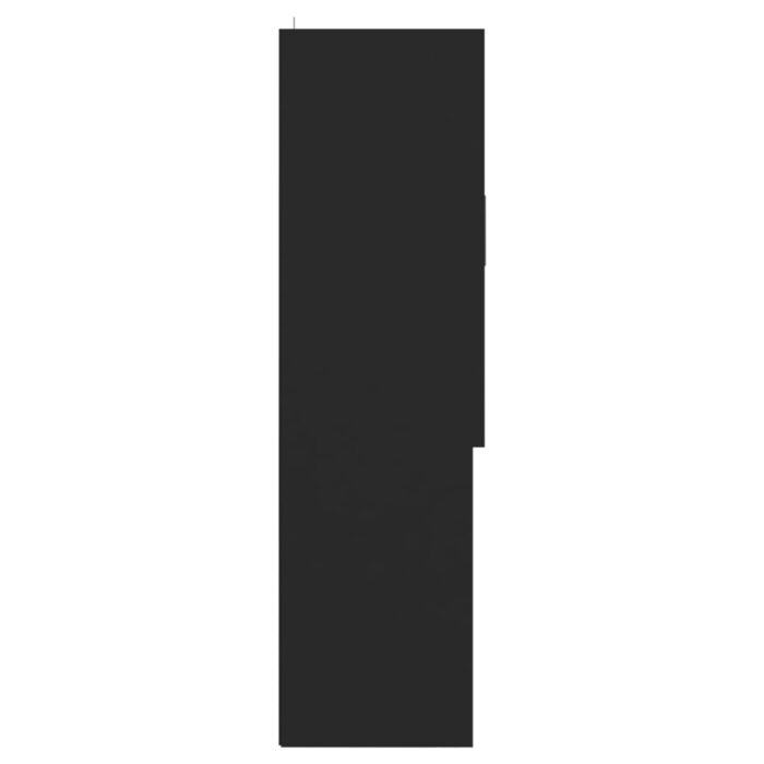 Meuble pour machine à laver Noir 70,5x25,5x90 cm – Image 4