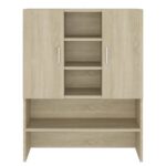 Meuble pour machine à laver Chêne sonoma 70,5x25,5x90 cm – Image 3