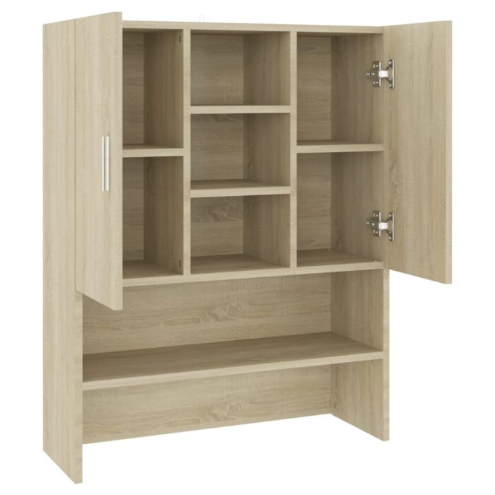 Meuble pour machine à laver Chêne sonoma 70,5x25,5x90 cm – Image 5