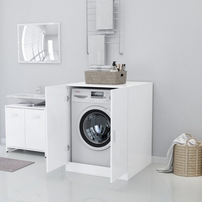 Meuble pour machine à laver Blanc 71x71,5x91,5 cm – Image 2
