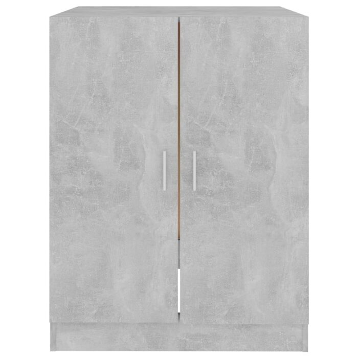 Meuble pour machine à laver Gris béton 71x71,5x91,5 cm – Image 3