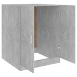 Meuble pour machine à laver Gris béton 71x71,5x91,5 cm – Image 5