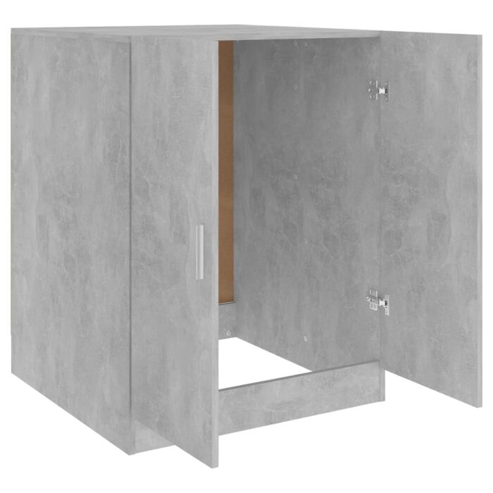 Meuble pour machine à laver Gris béton 71x71,5x91,5 cm – Image 5