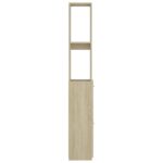 Armoire salle de bain chêne sonoma 25x26,5x170 cm – Image 3