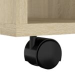 Armoire à roulettes Chêne Sonoma 60x35x75 cm Bois d’ingénierie – Image 7