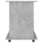 Armoire à roulettes Gris béton 60x45x60 cm Bois d’ingénierie – Image 4