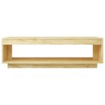 Table basse 110x50x33,5 cm bois de pin massif – Image 4
