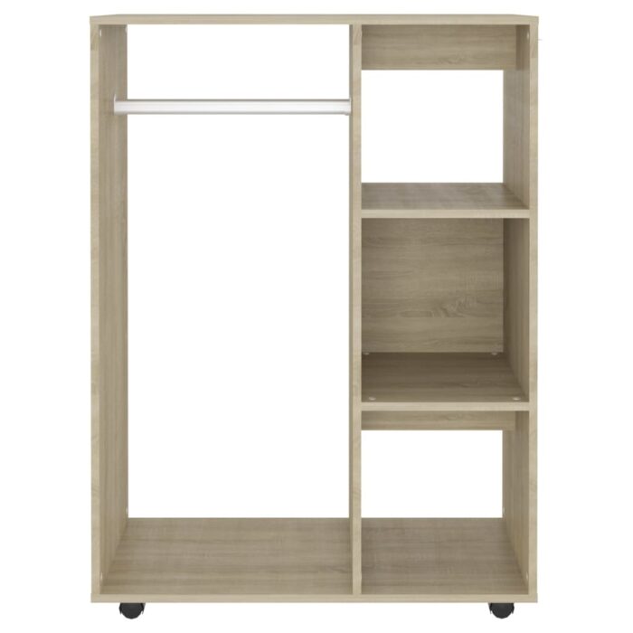Garde-robe Chêne sonoma 80x40x110 cm Bois d’ingénierie – Image 3