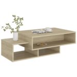 Table basse Chêne sonoma 105x55x32 cm Bois d’ingénierie – Image 2
