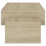 Table basse Chêne sonoma 105x55x32 cm Bois d’ingénierie – Image 4