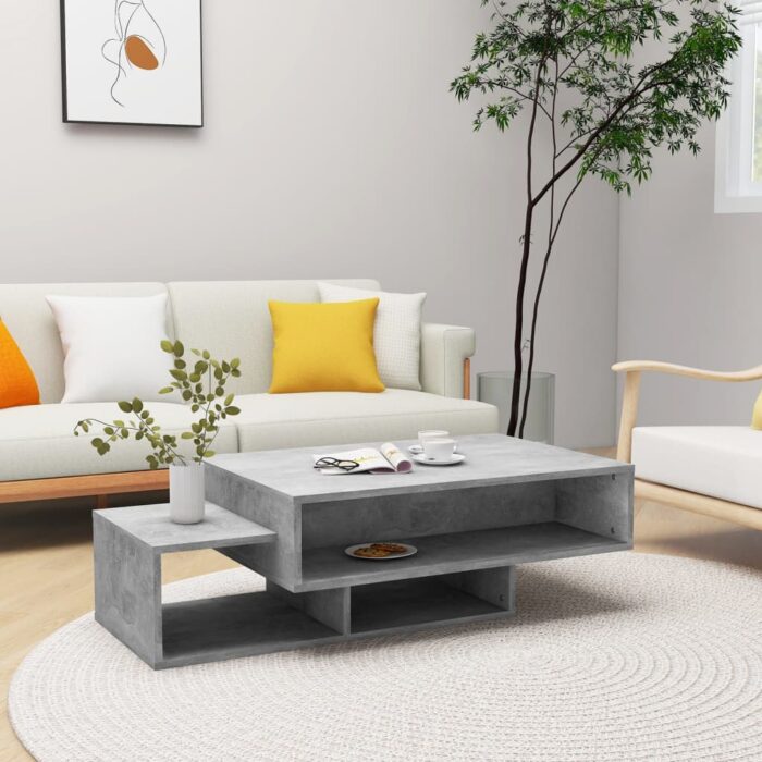 VXL8720286610640_m_en_hd_1.jpg Table basse Gris béton 105x55x32 cm Bois d’ingénierie – Image 1