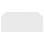 Table basse blanc 100x100x35 cm bois d'ingénierie – Image 4