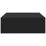Table basse noir 100x100x35 cm bois d'ingénierie – Image 4