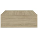 Table basse Chêne sonoma 100x100x35 cm Bois d'ingénierie – Image 4