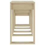 Tables gigognes 3 pcs Chêne sonoma Bois d'ingénierie – Image 5
