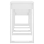 Tables gigognes 3 pcs Blanc brillant Bois d'ingénierie – Image 4