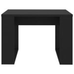 Table d'appoint Noir 50x50x35 cm Bois d’ingénierie – Image 3