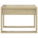 Table d'appoint Chêne sonoma 50x50x35 cm Bois d’ingénierie – Image 4