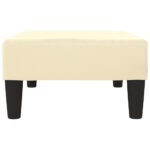 Repose-pied Crème 78x56x32 cm Similicuir – Image 3