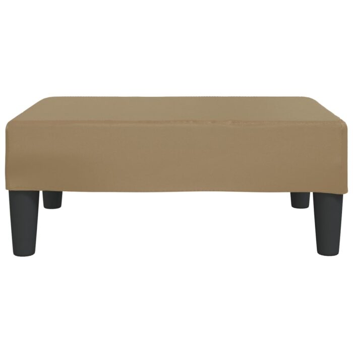 Repose-pied Cappuccino 78x56x32 cm Similicuir – Image 2