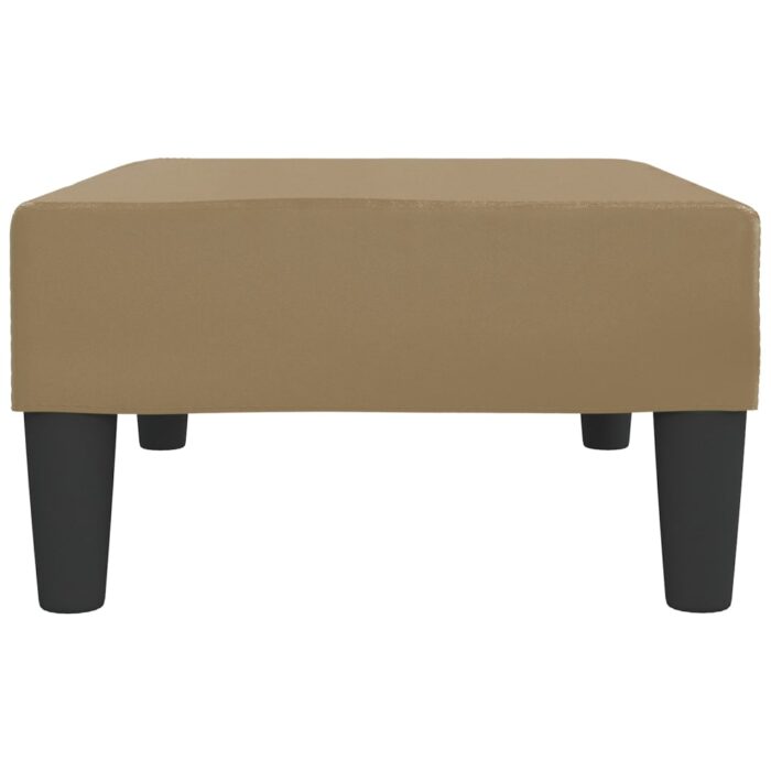 Repose-pied Cappuccino 78x56x32 cm Similicuir – Image 3