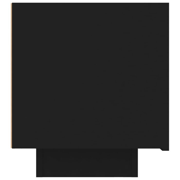 Table de chevet noir 100x35x40 cm bois d'ingénierie – Image 5