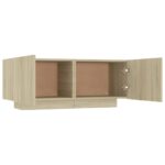 Table de chevet chêne sonoma 100x35x40 cm bois d'ingénierie – Image 4