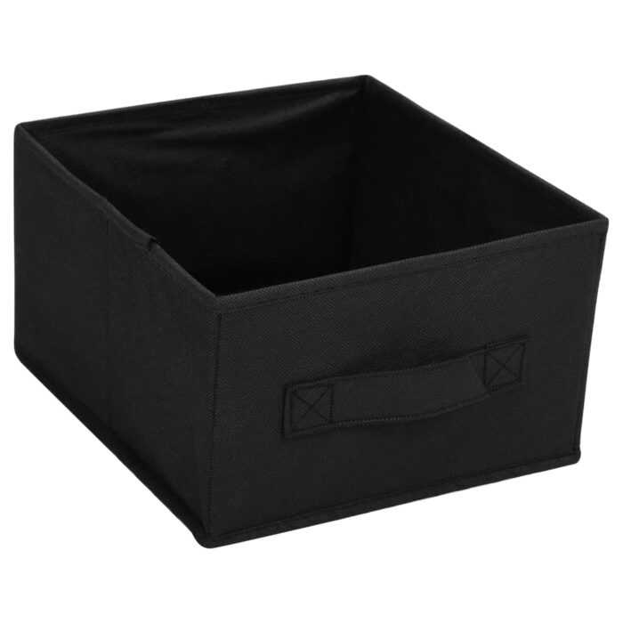 Armoire de rangement avec 6 tiroirs 55x29x55 cm Noir Acier – Image 4