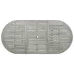 Table à dîner de jardin (120-170)x80x75 cm Bois d'acacia massif – Image 7