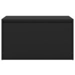 Banc d'entrée 80x40x45 cm Noir Bois d'ingénierie – Image 3