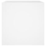 Jardinière Blanc 40x40x40 cm Bois d'Ingénierie – Image 4