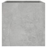 Jardinière Gris béton 40x40x40 cm Bois d'ingénierie – Image 3