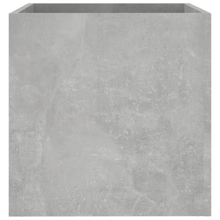 Jardinière Gris béton 40x40x40 cm Bois d'ingénierie – Image 3