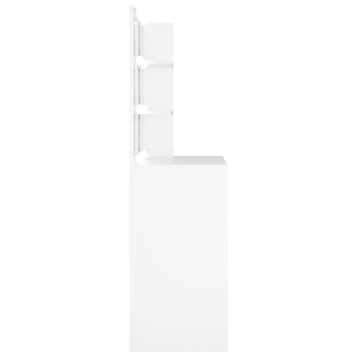 Coiffeuse avec LED Blanc 74,5x40x141 cm – Image 4