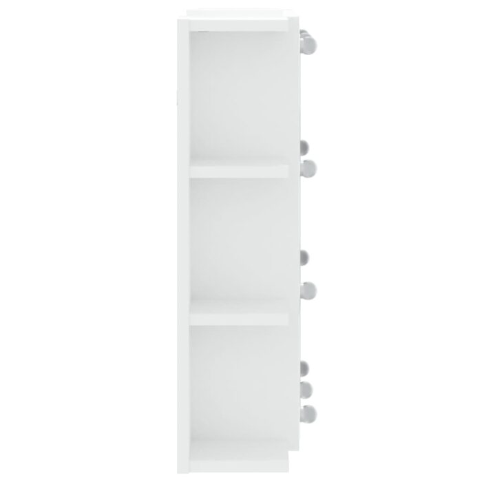 Armoire à miroir avec LED Blanc 70x16,5x60 cm – Image 7