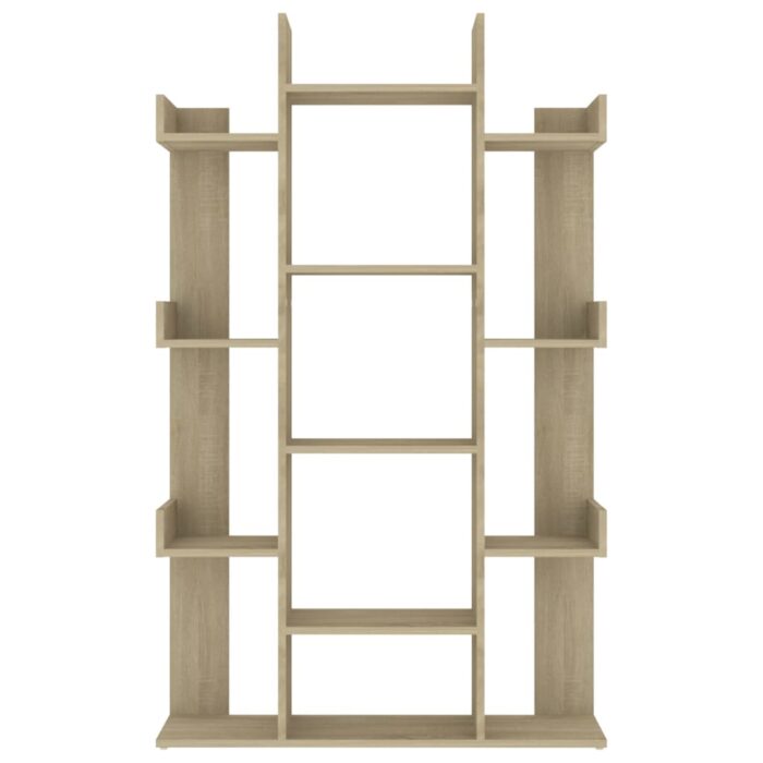 Bibliothèque Chêne Sonoma 86x25,5x140 cm Bois d’ingénierie – Image 3